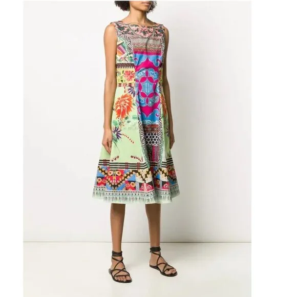 Etro Sleeveless Patchwork Amalfi Dress - Picture 3 of 16
